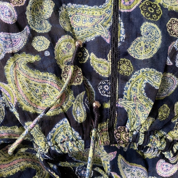 Free People Sun Down Paisley Bodysuit - Picture 5 of 7